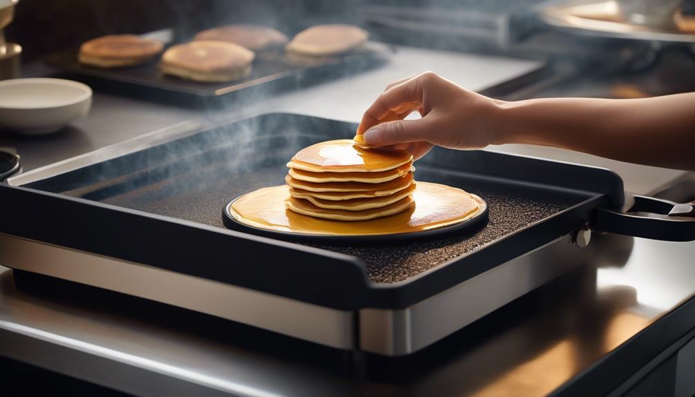 perfect pancake cooking temperature