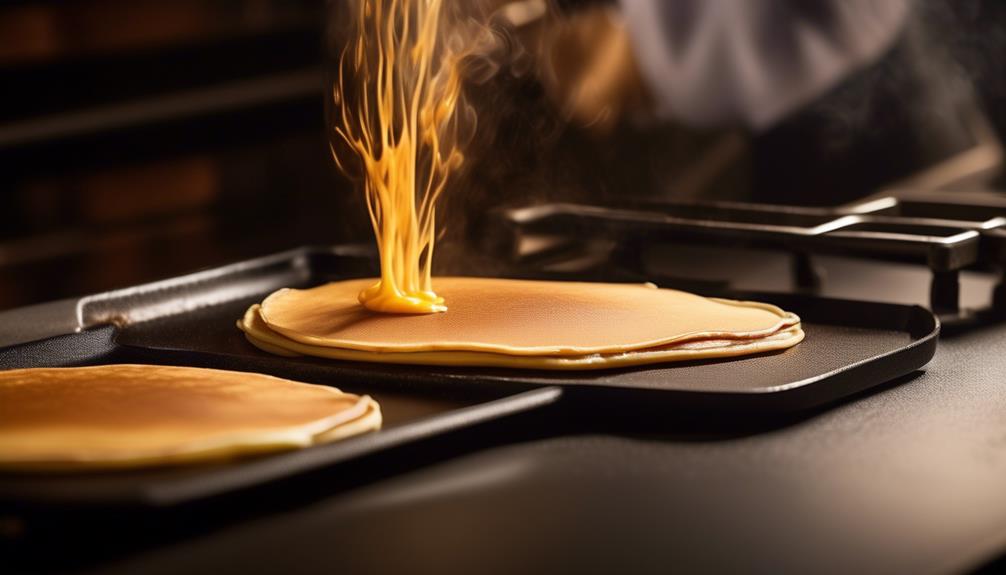 perfect pancake cooking temperature