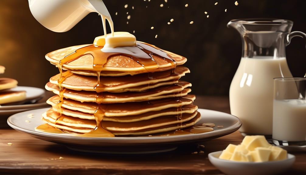 perfect pancakes with regular milk