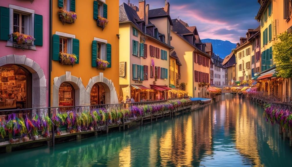 picturesque town in france