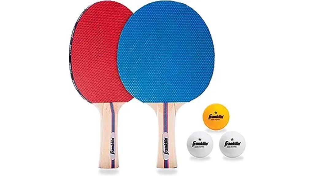 ping pong paddle set