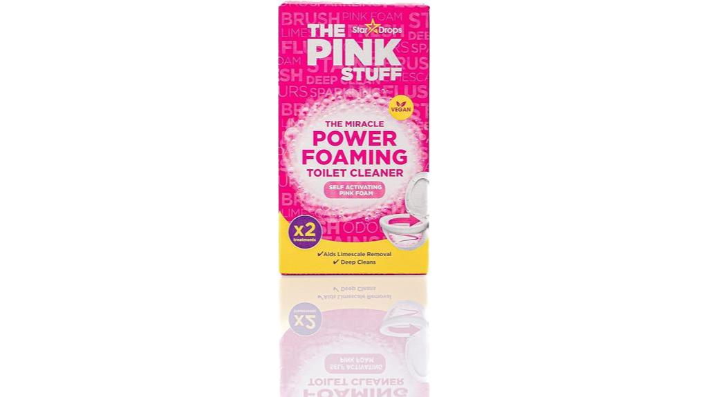 pink foaming toilet cleaner