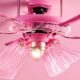 pink wire on ceiling fan