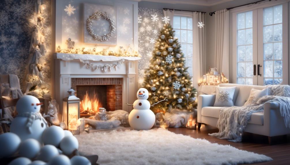 playful winter decorations