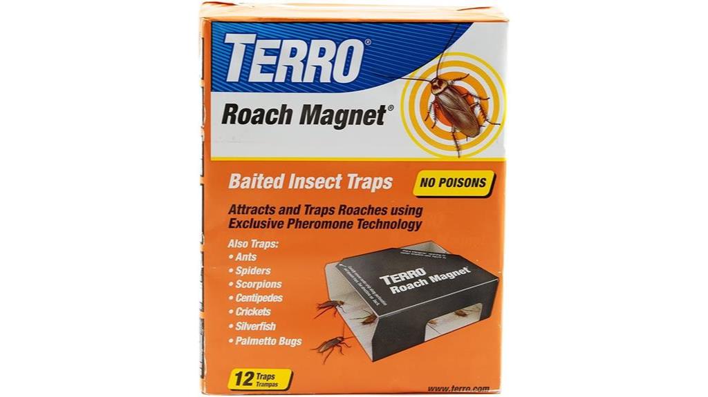 poison free roach magnet traps