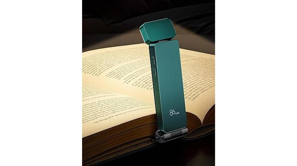 portable clip on reading light