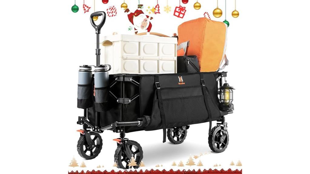 portable folding wagon with canopy