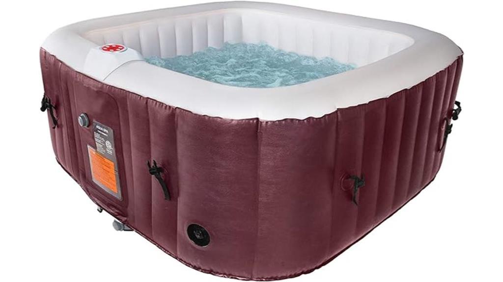 portable hot tub for relaxation