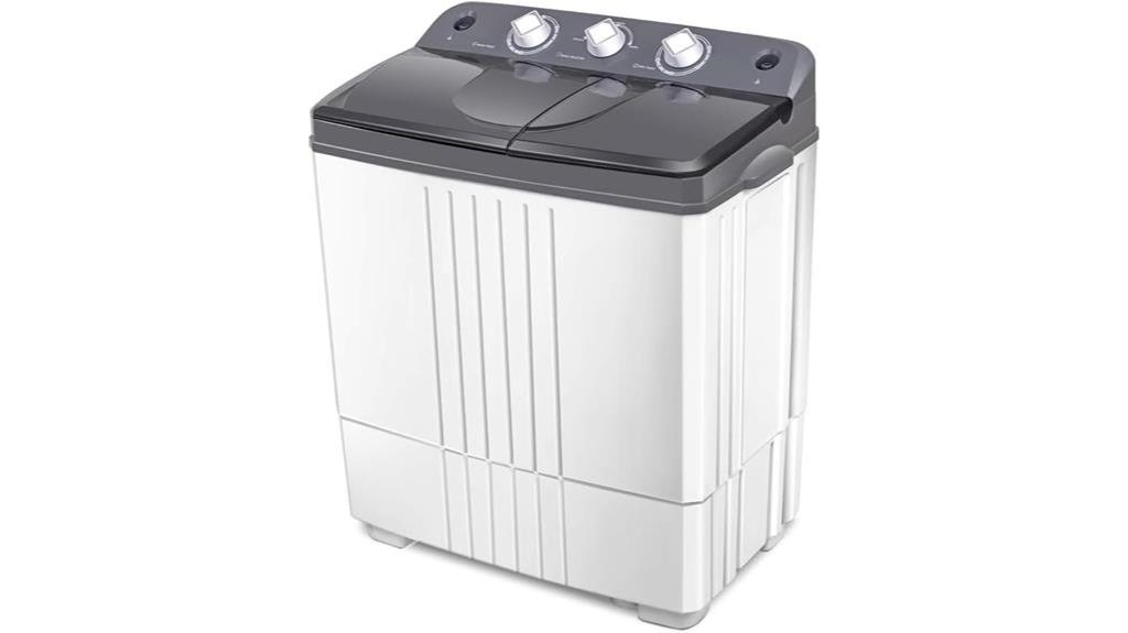 portable twin tub washing machine