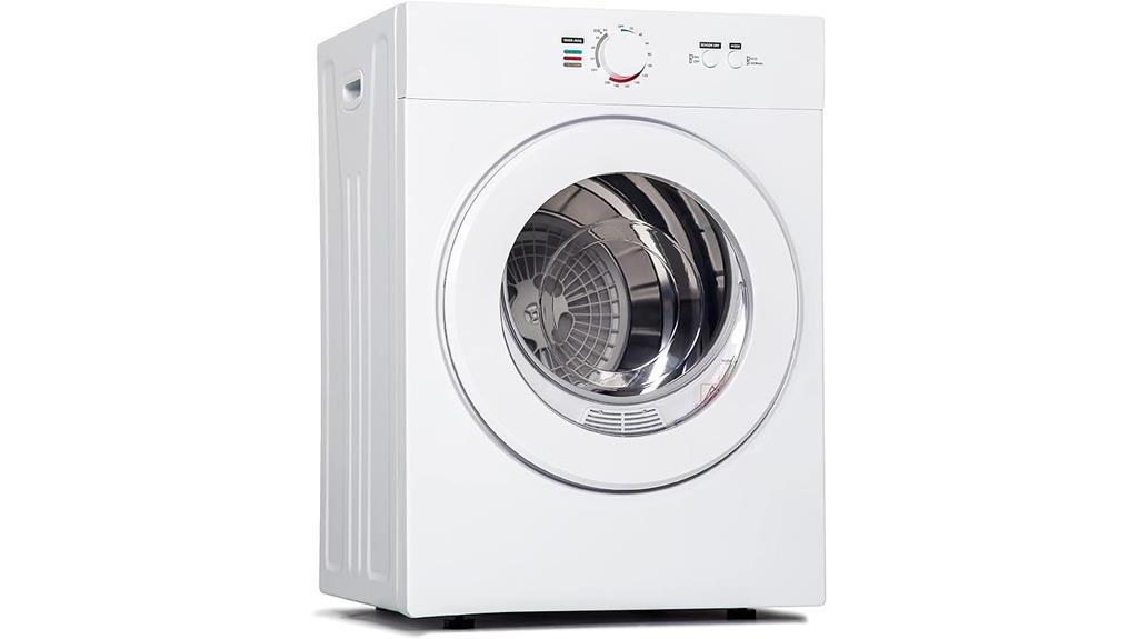 portable white clothes dryer