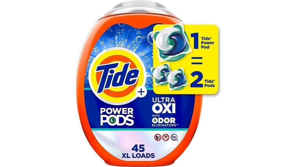 powerful and convenient laundry pods