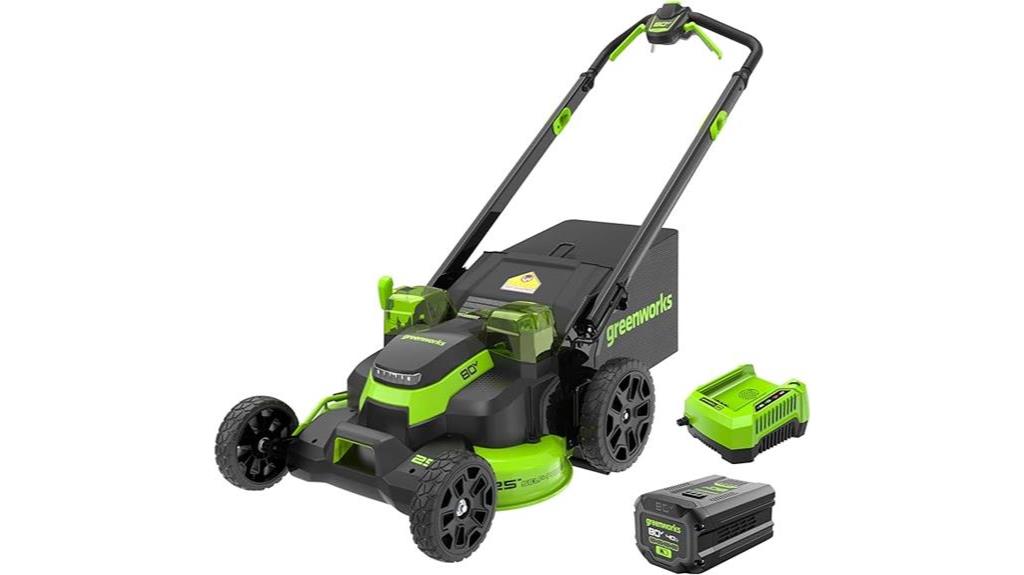 powerful and efficient electric mower