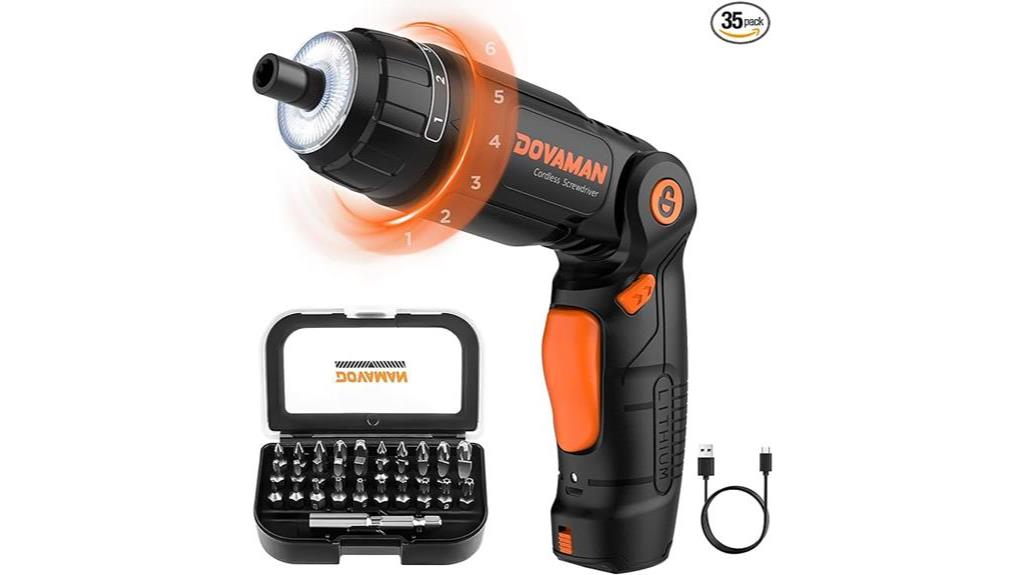 powerful and versatile electric screwdriver