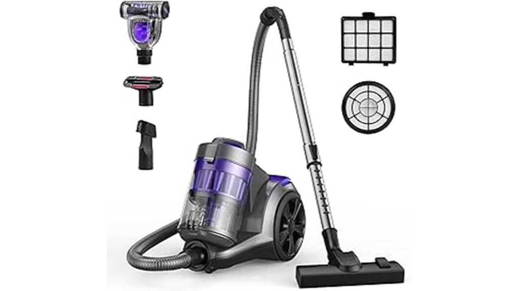 powerful canister vacuum cleaner