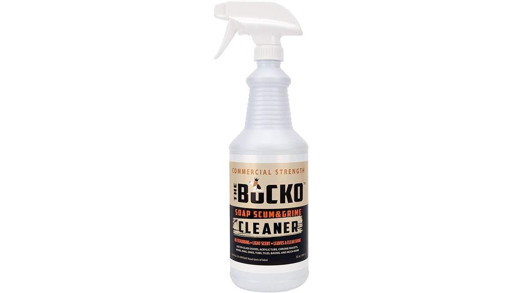 powerful cleaner for tough soap scum