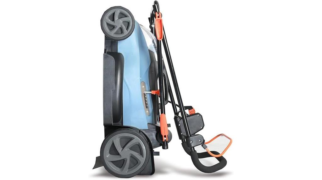 powerful cordless electric lawn mower