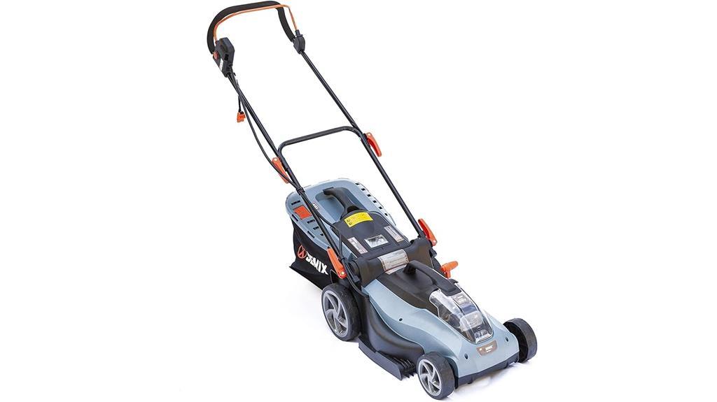 powerful cordless electric lawn mower