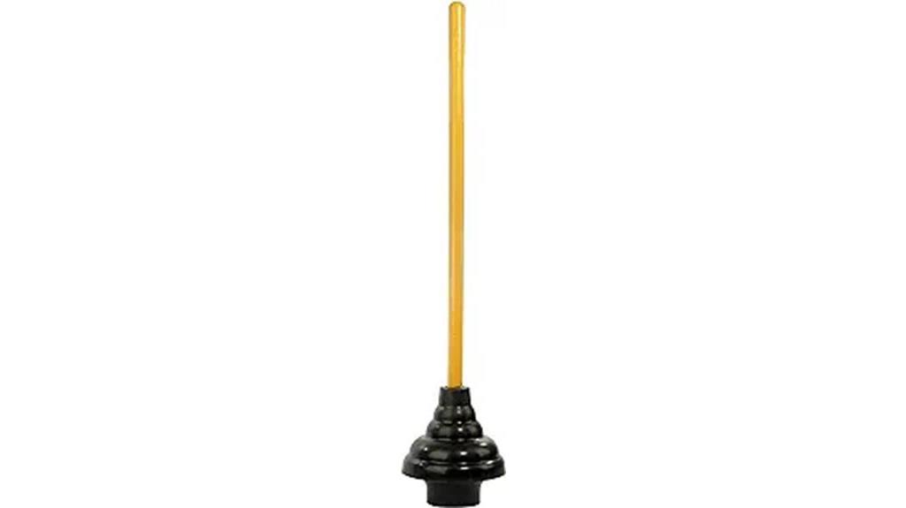powerful drain plunger handle