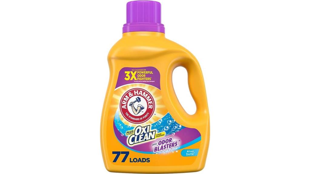 powerful odor fighting laundry detergent