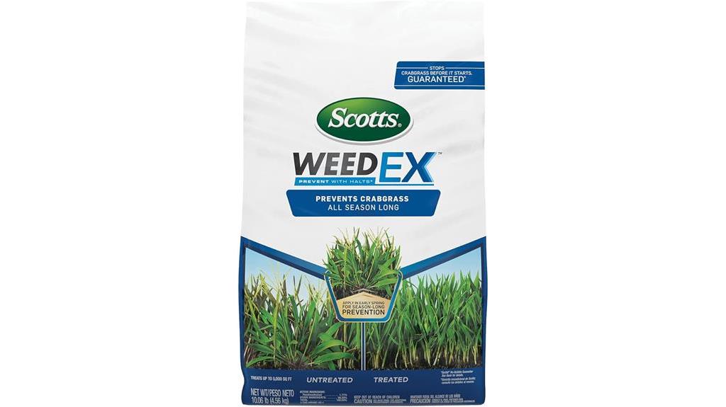prevents grassy weeds effectively