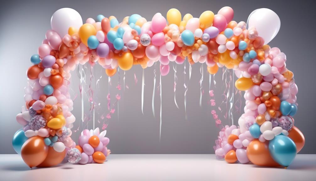 pricing for various balloon arches