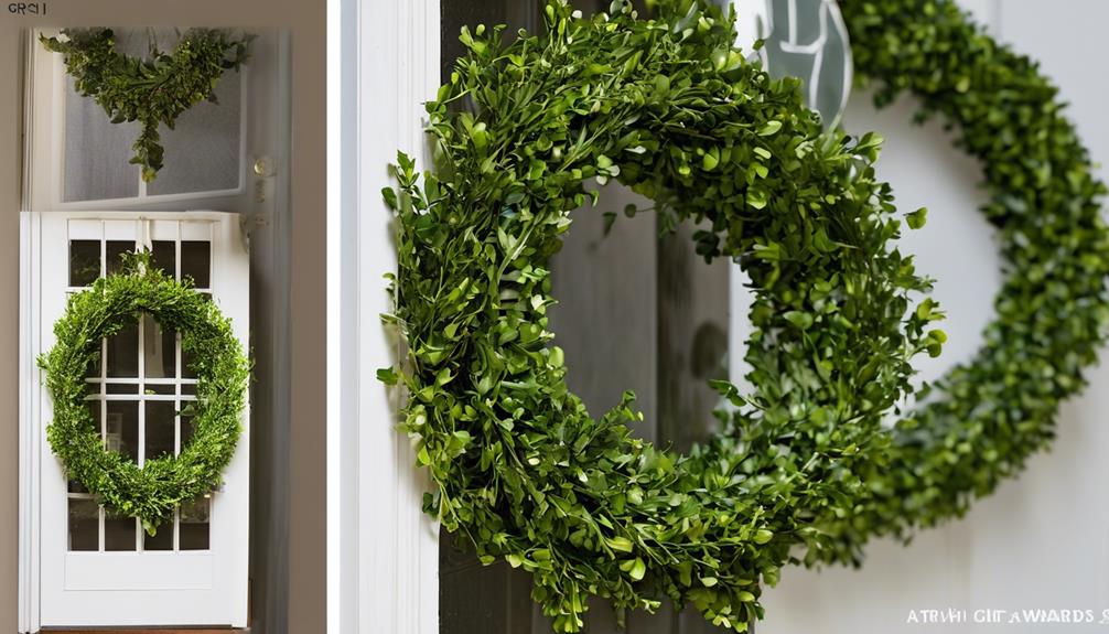 prolonging boxwood wreath lifespan
