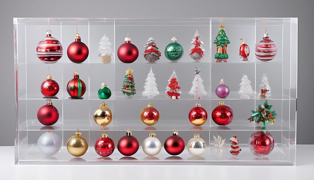 protect and showcase christmas ornaments