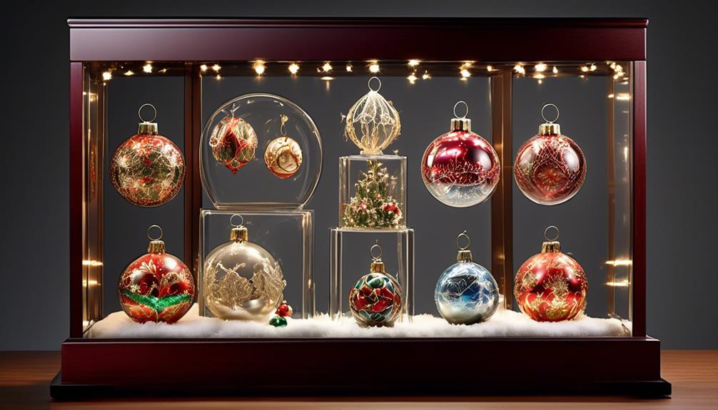 protect and showcase delicate ornaments