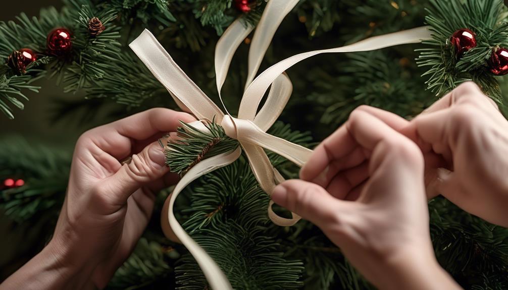 protecting decorative ribbon from damage