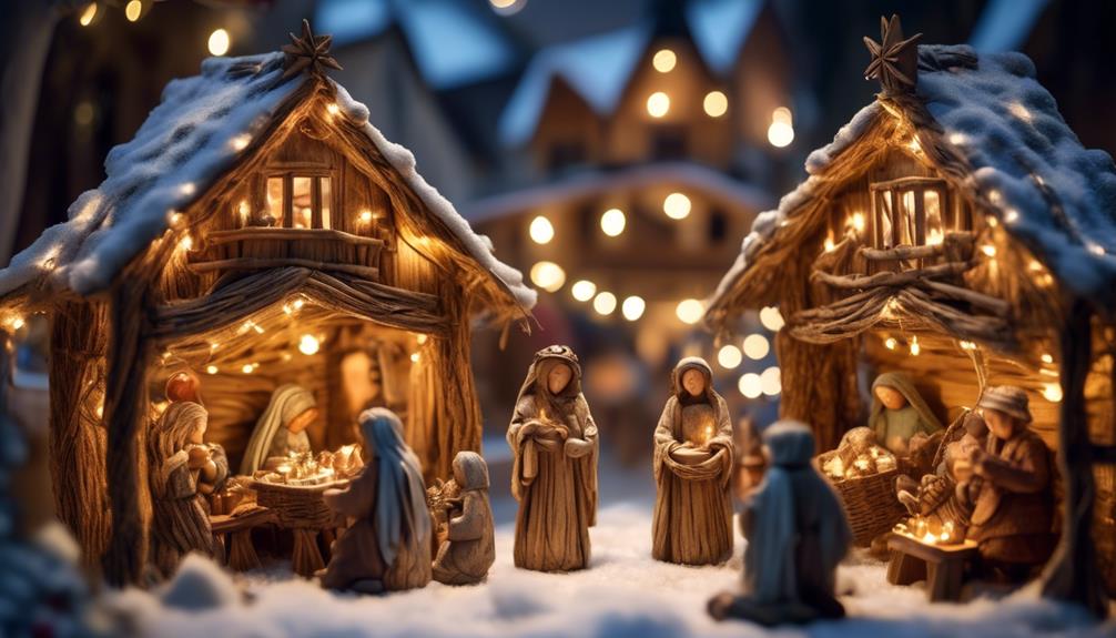 purchasing a willow nativity