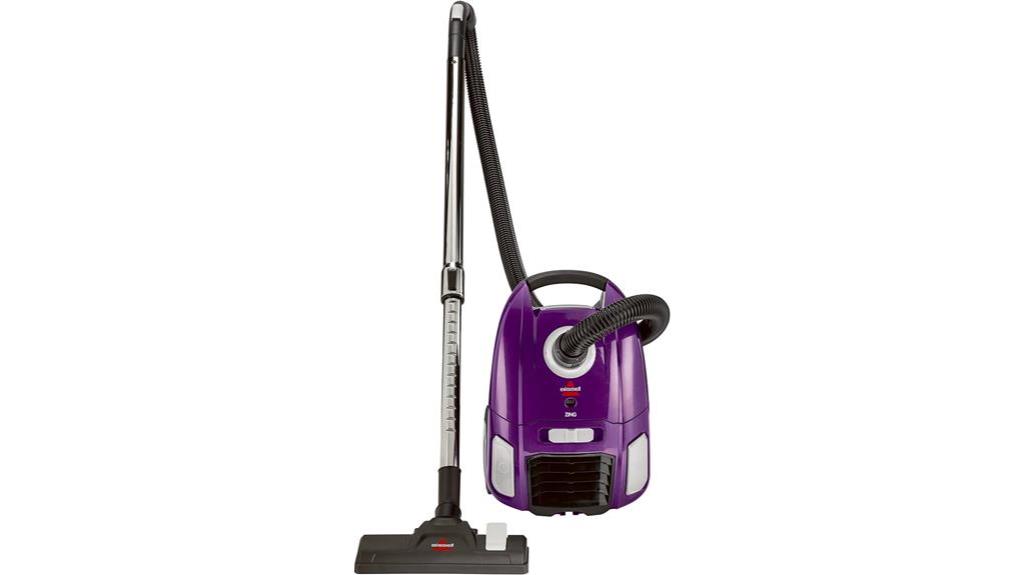 purple bissell canister vacuum