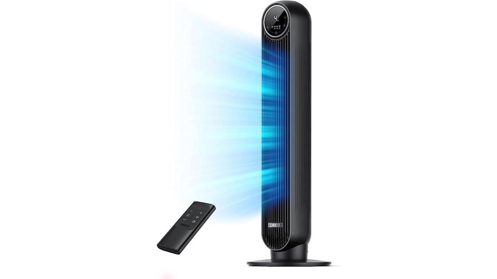 quiet and powerful tower fan