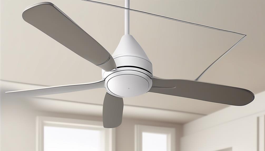 quieter upgraded ceiling fan
