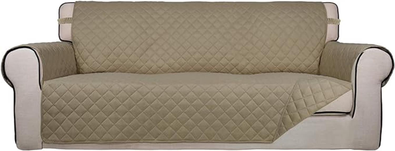 quilted reversible sofa cover