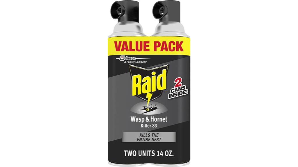 raid wasp and hornet spray