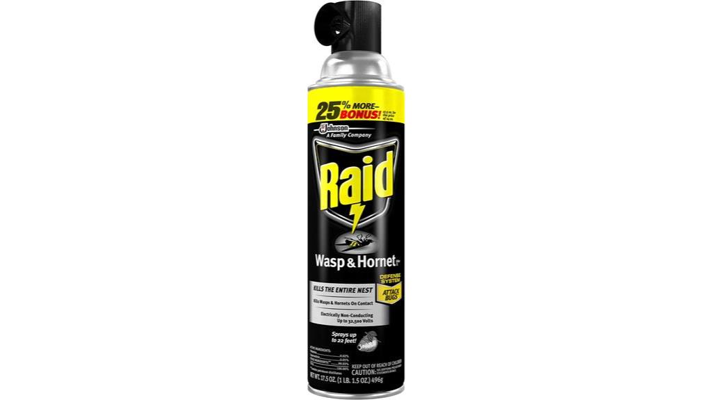 raid wasp hornet spray