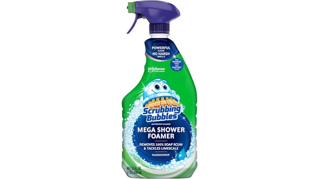 rainshower scented disinfecting shower spray