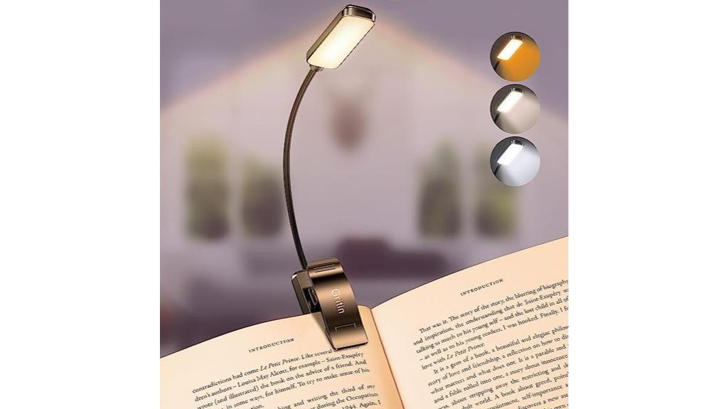 rechargeable book light convenience