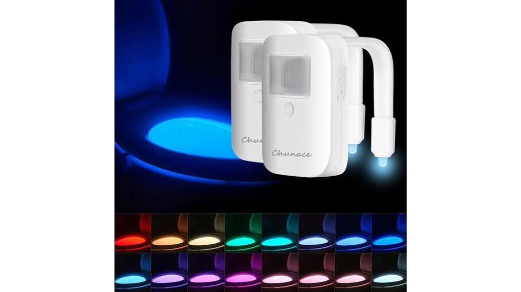 rechargeable night lights for toilets