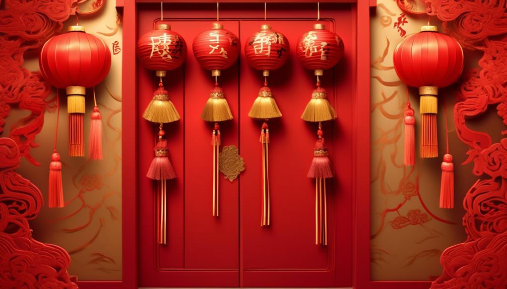 red paper in chinese new year superstitions