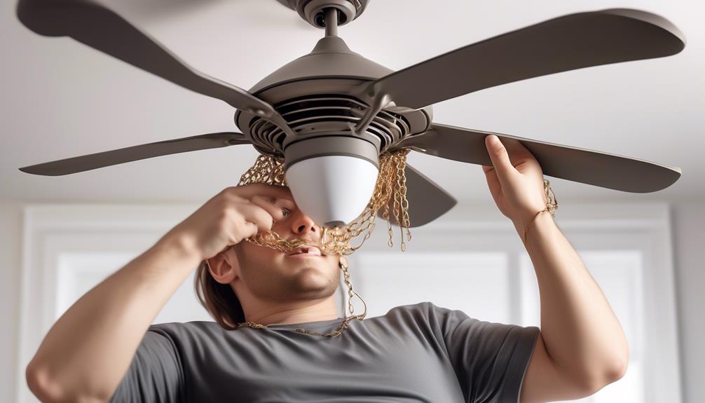 reducing ceiling fan noise