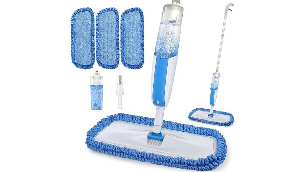 refillable spray mop for floor cleaning