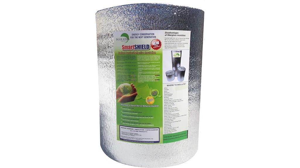 reflective insulation roll 16x50ft 5mm