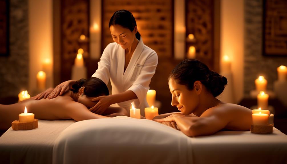 relaxing spa treatment for couples