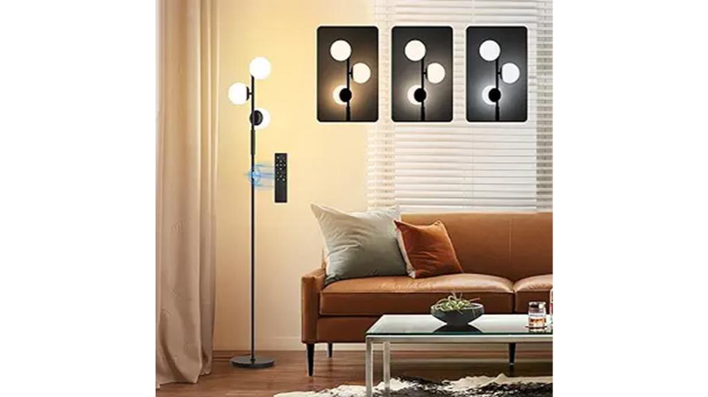 remote controlled led floor lamp