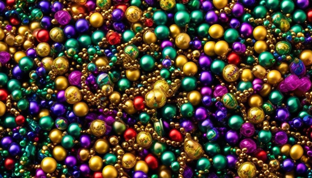 repurposing mardi gras beads