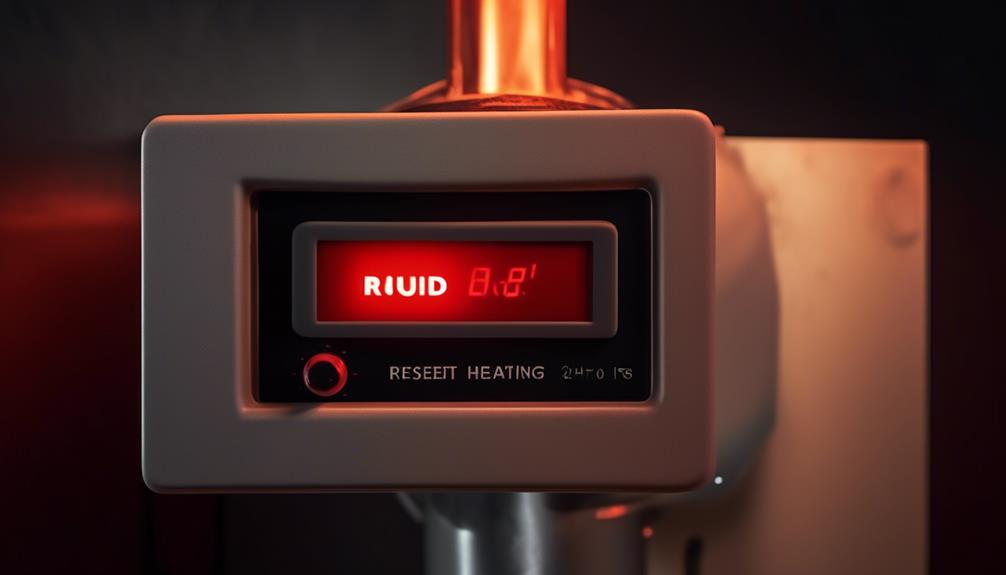 reset button fixes heating