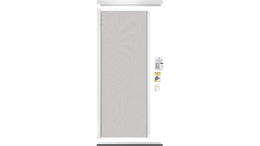 retractable screen for standard doors