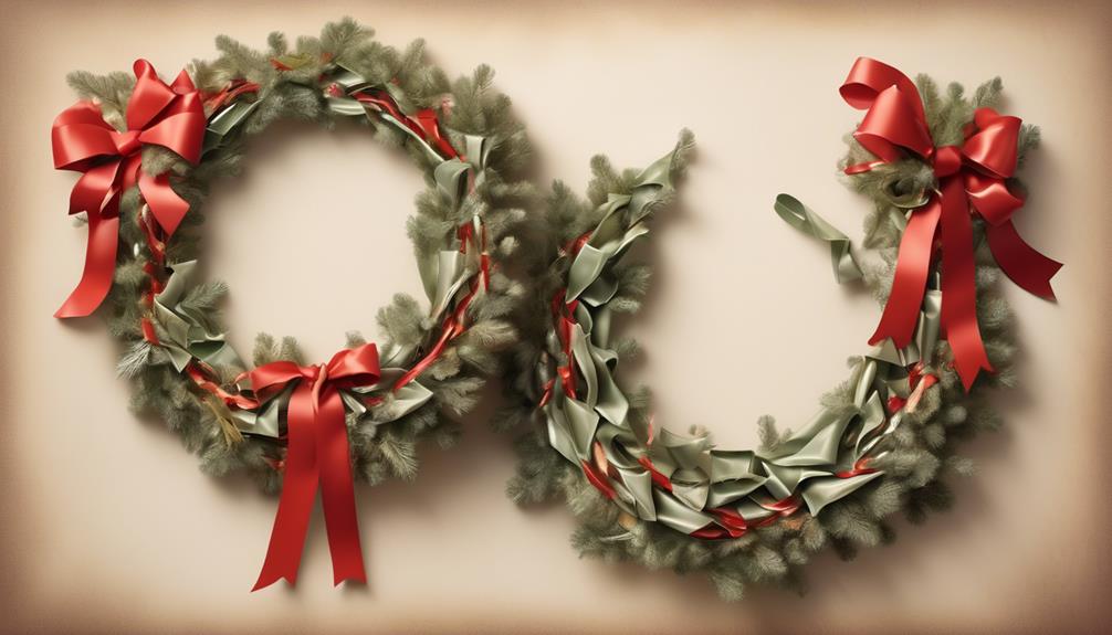 ribbon quantity for layered wreaths