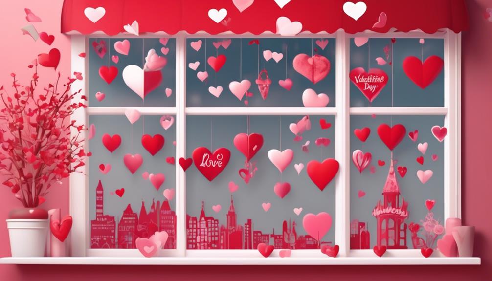 romantic silhouette decals for valentine s day